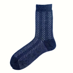 Men's Thick Wool Crew Socks, Winter Warm Velvet, Non-slip, Sweat-absorbent
