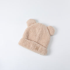 Winter Warm Beanie Hat Letter Small Ears Knitted Hat Winter Soft Knit Beanie