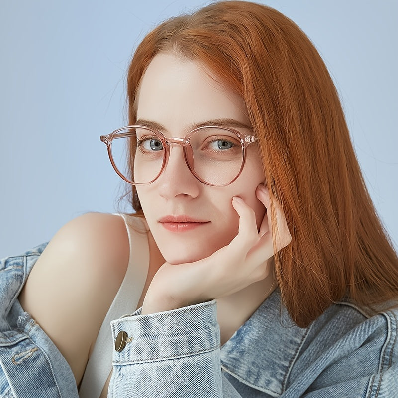 Vintage Round Light Blocking Computer Screen Protection Glasses