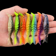 3pcs Soft Bait PVC Fishing Lures, Outdoor Fishing Accessories
