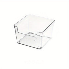 Clear Desktop Drawer Storage Box for Cosmetics Makeup Jewelry Cutlery Food
