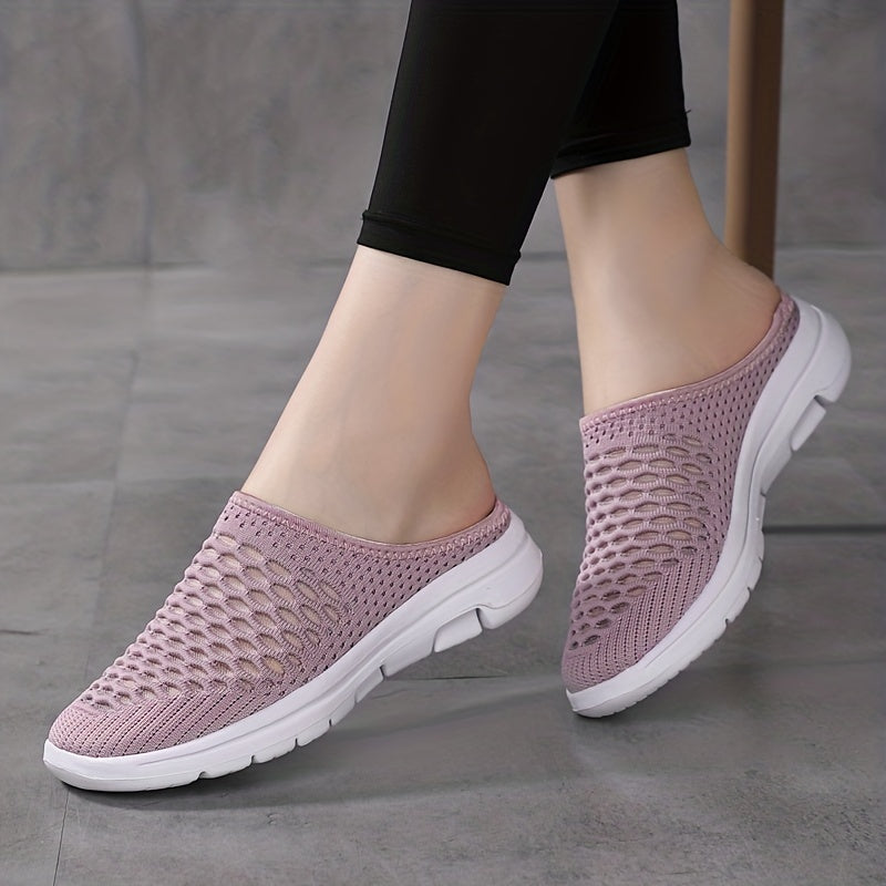 Knitted Slip On Breathable Slippers Women's Footwear