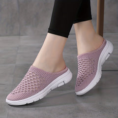 Knitted Slip On Breathable Slippers Women's Footwear