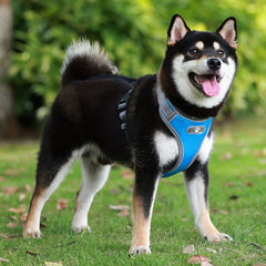 Reflective Breathable Pet Harness Adjustable Soft Oxford Material
