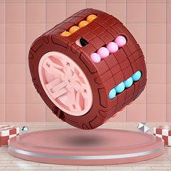 3D Cube Puzzle Toy Spin and Slide Game Early Education Skills Development