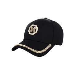 Rhinestone M Label Baseball Cap Hip Hop Sun Hat Adjustable Golf Sports Dad Hats