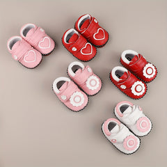 Comfortable Baby Girls Sneakers with Hook and Loop Fastener