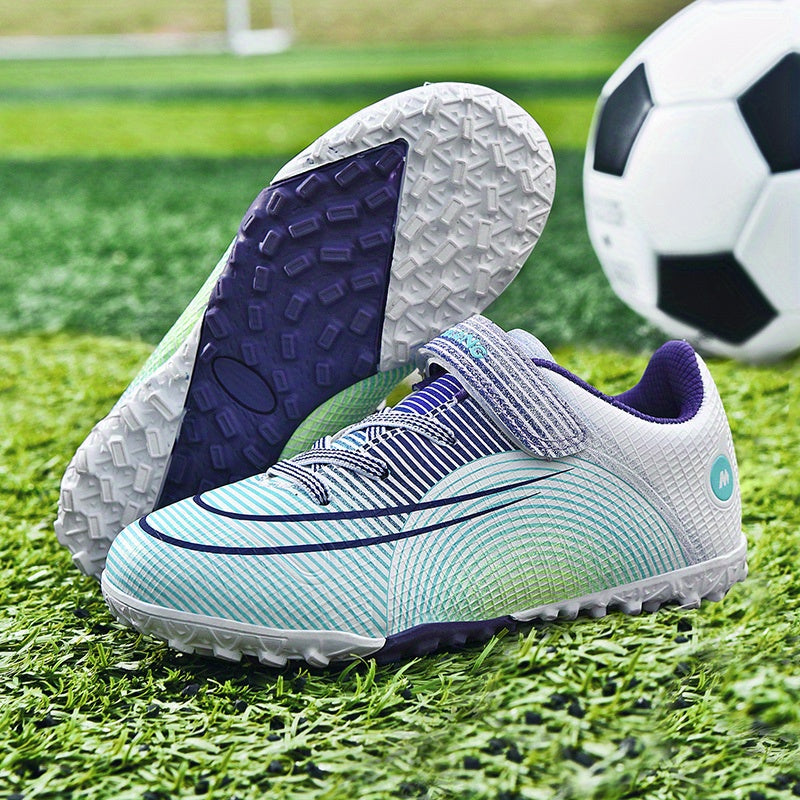 Kids Non slip Football Shoes Training TF Cleats Lightweight Soccer Shoes