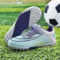 Kids Non slip Football Shoes Training TF Cleats Lightweight Soccer Shoes