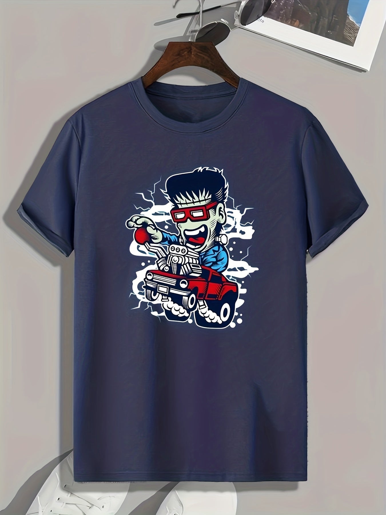 Men's Sports T shirt Graphic Tee for Fitness Activities
