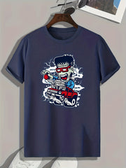 Men's Sports T shirt Graphic Tee for Fitness Activities