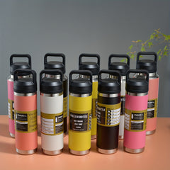 Portable Sports Water Bottle 304 Stainless Steel Vacuum Insulated Cup