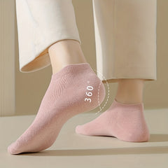 5 Pairs Breathable Hollow Out Ankle Socks Women's Stockings