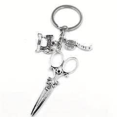 Sewing Machine Scissors Keychain Pendant Bag Backpack Ornament