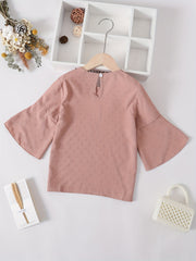 Girls Flared Sleeve Blouse For Summer Holiday Party
