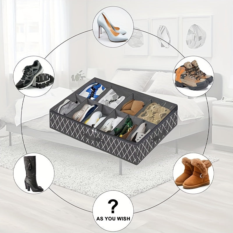 Underbed Storage Bag Clothes Organizer Foldable Container