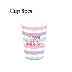 Football Sunday Party Ice Cream Disposable Tableware & Paper Plates