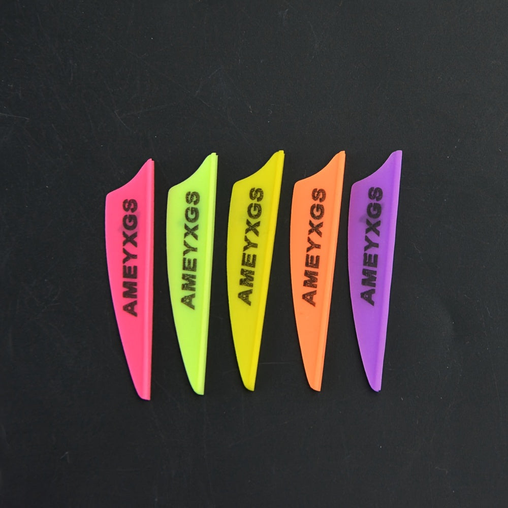 20pcs Rubber Arrow Fletches Arrow Vanes Feather Fletching 5 08cm