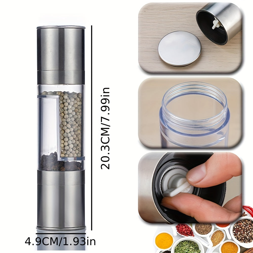 Manual Spice Grinder Stainless Steel Pepper Grinder Mental Cumin Grinder