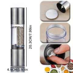 Manual Spice Grinder Stainless Steel Pepper Grinder Mental Cumin Grinder