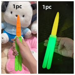 Butterfly Carrot Luminous Gravity Stress Relief Toy
