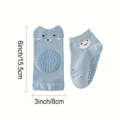 8 Pack Baby Knee Pads & Unisex Protective Socks