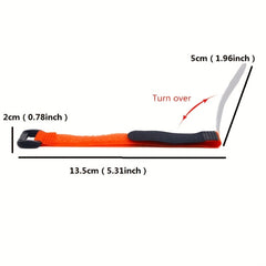 1pc Reusable Fishing Rod Tie Holder Strap Hook Loop Cord Belt