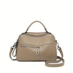 Luxury Leather Handbag with Large Capacity for Women