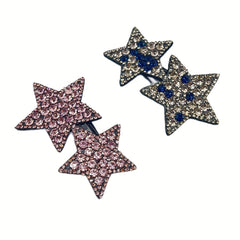 Rhinestones Star Hair Clips for Girls