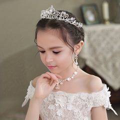 Rhinestone Crown Princess Headband for Wedding Prom Party Hair Accessories