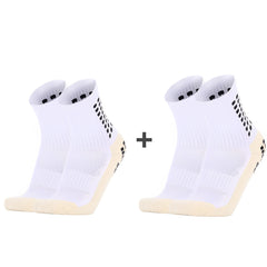 Kids Non Slip Soccer Socks, 2 Pairs