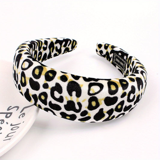Leopard Prints Headband Y2K Style Hair Accessories