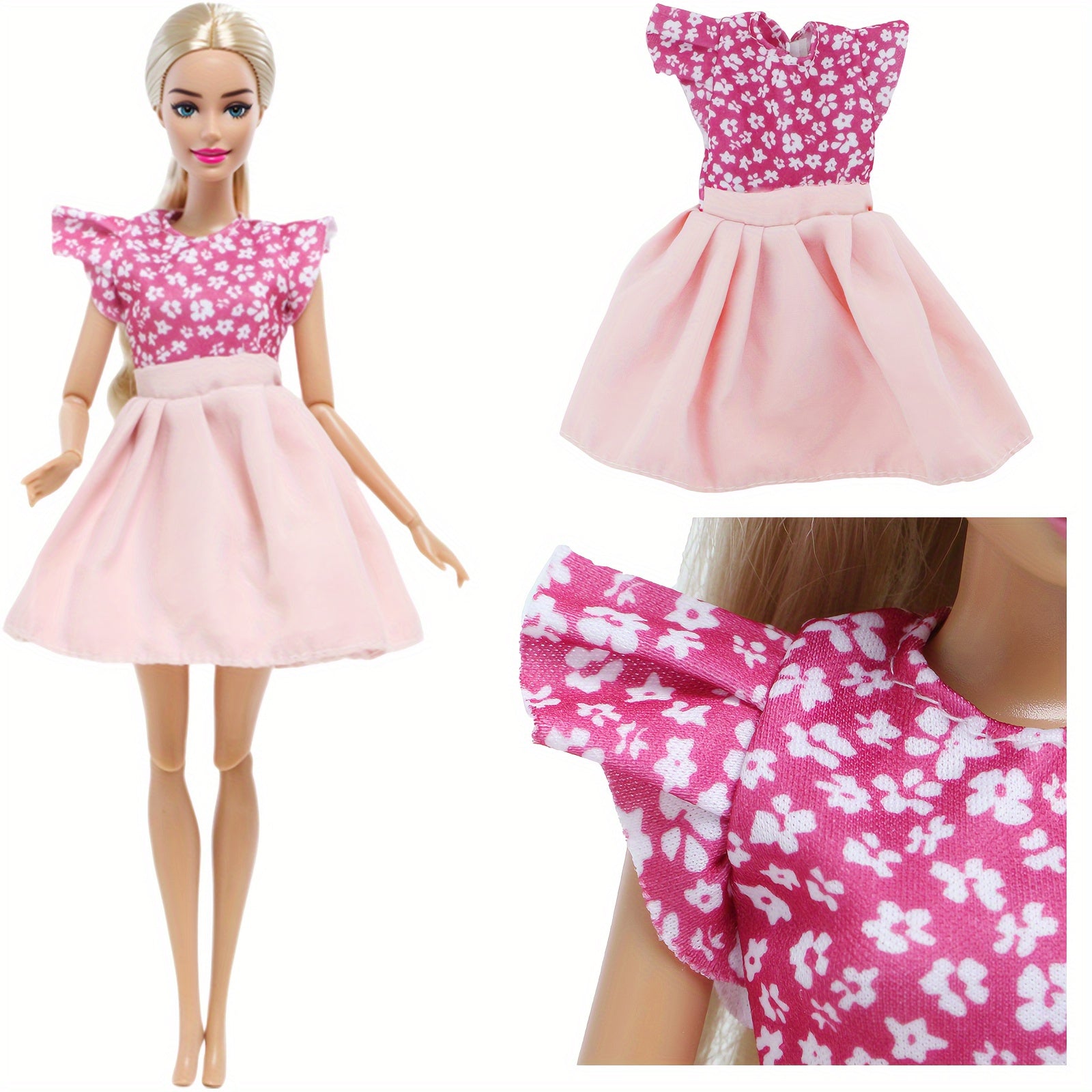 5pcs Doll Clothing Set for 11.5 Inch Doll Casual Everyday Outfits