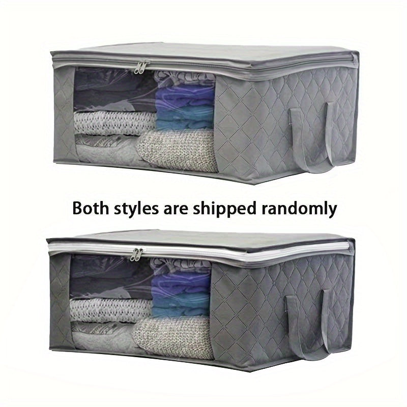Foldable Clothes Storage Bag Organizer with Clear Window