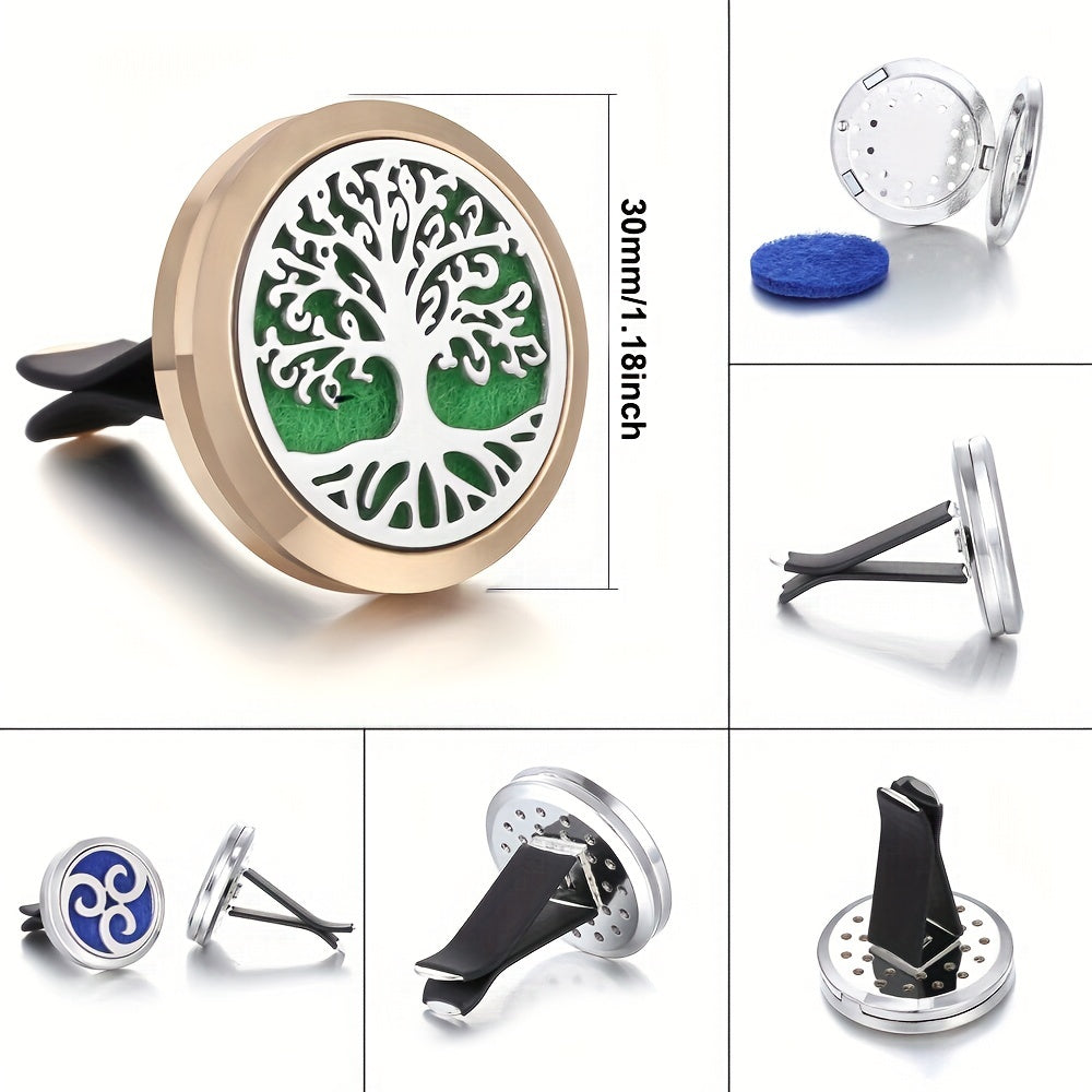 Tree Of Life Car Air Vent Essential Diffuser Clip Aromatherapy