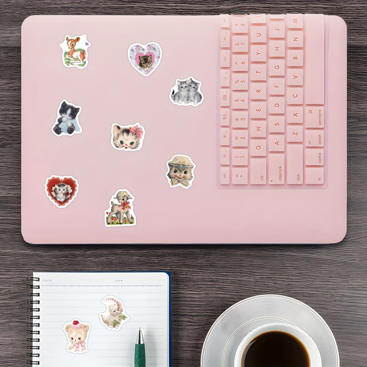 500pcs Retro Animals Stickers Scrapbook Journal Laptop Bumper Water Bottles