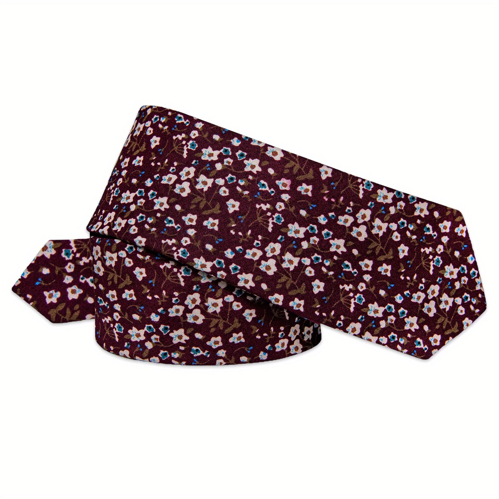 Men's Silk Floral Paisley Necktie Set Wedding