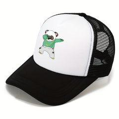 Breathable Baseball Cap Outdoor Sunshade Cartoon Print Trucker Dad Hat
