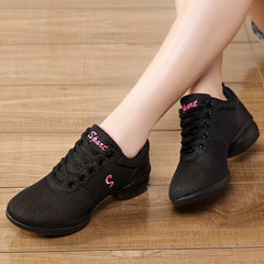 Women's Mesh Dancing Shoes Lightweight Breathable Non slip Dancing Shoes