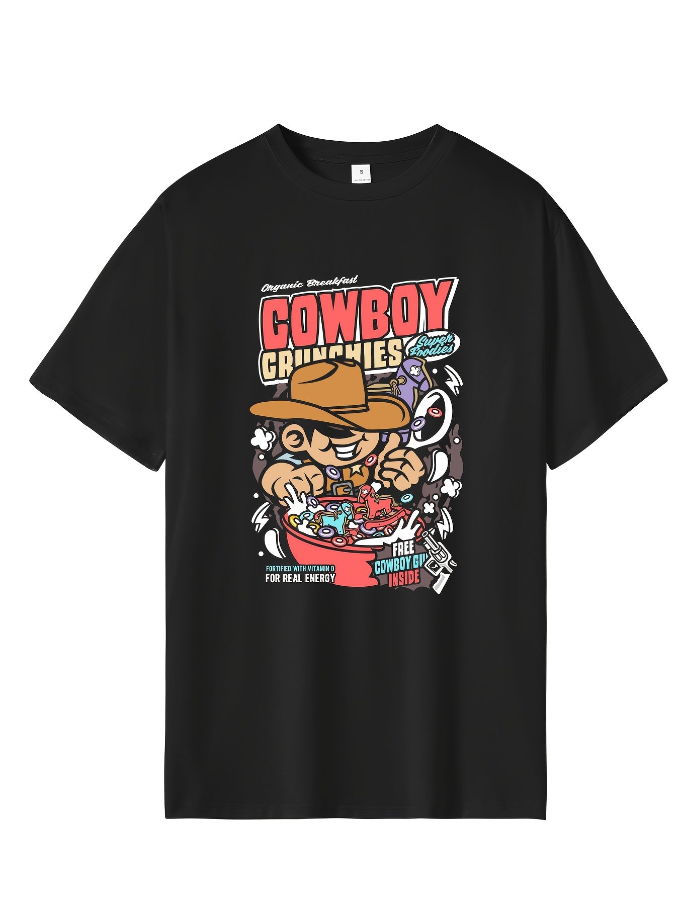 Men's Cartoon Hip Pop Print T-shirt