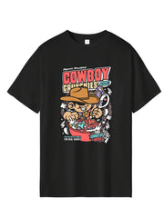 Men's Cartoon Hip Pop Print T-shirt