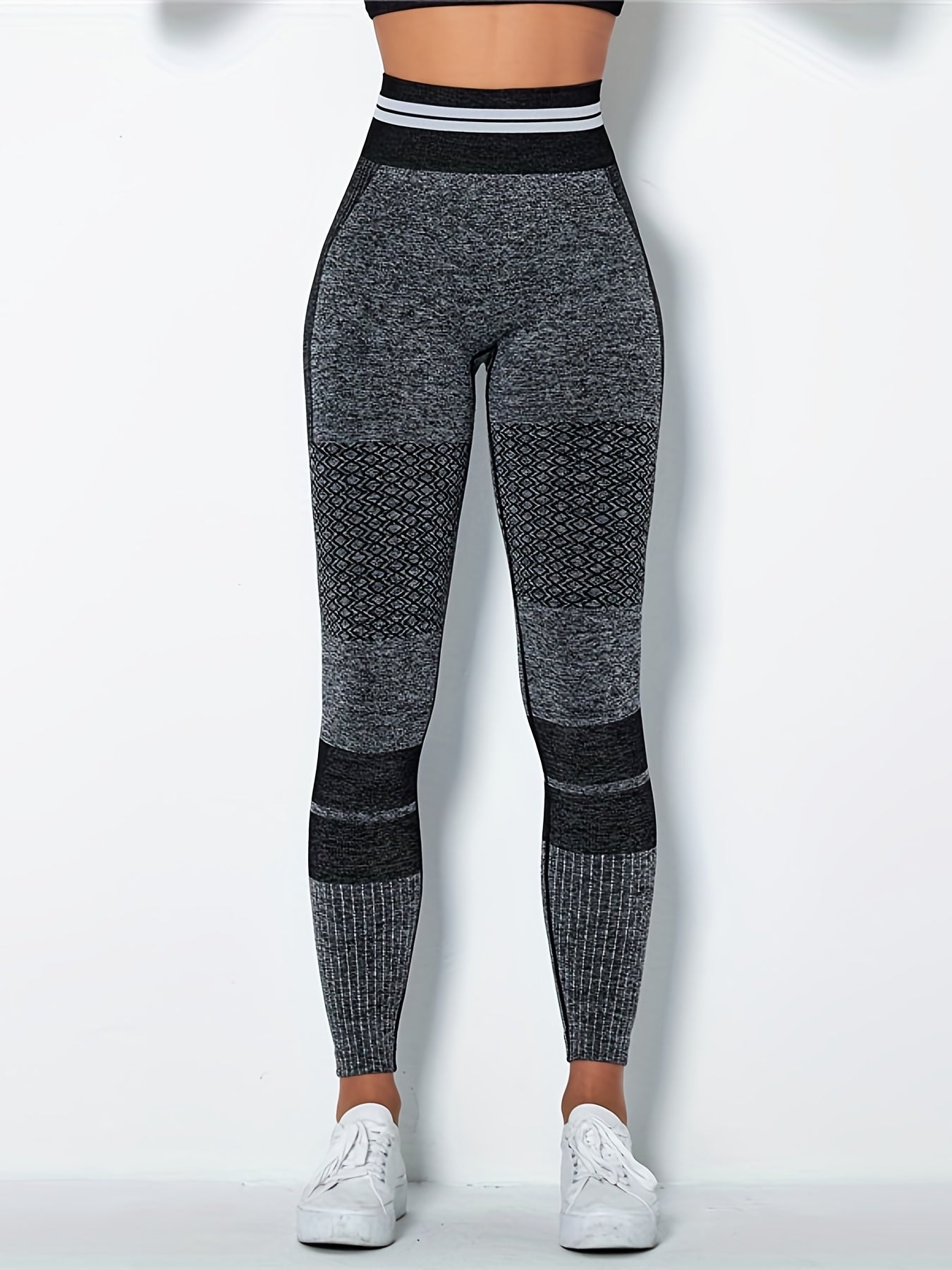 High Waist Sports Leggings For Women Hip Lifting Yoga Pants Elastic Gym Tight