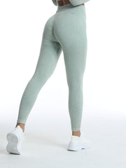 High Waist Yoga Sports Leggings Moisture Absorbing Workout Slimming Pants