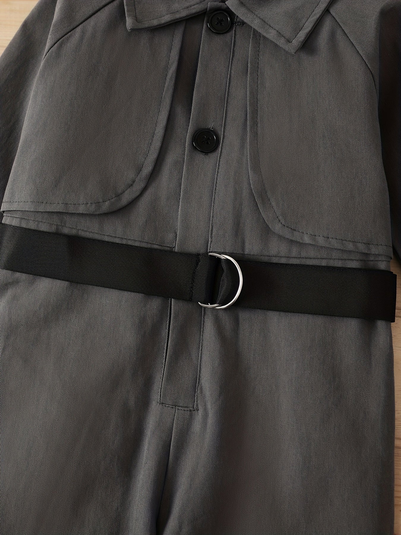 Toddler Boy's Cargo Jumpsuit with Belt