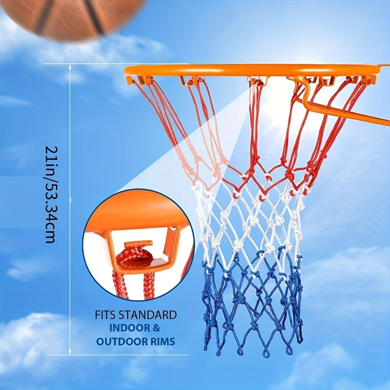1pc All-Weather Basketball Hoop Net Replacement for Standard Indoor/Outdoor Use