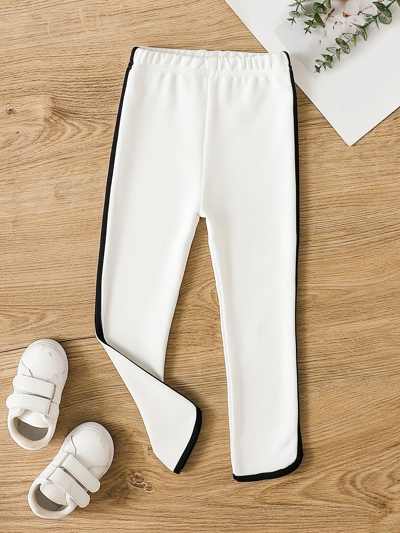 Girls Striped Leggings for Winter Sports