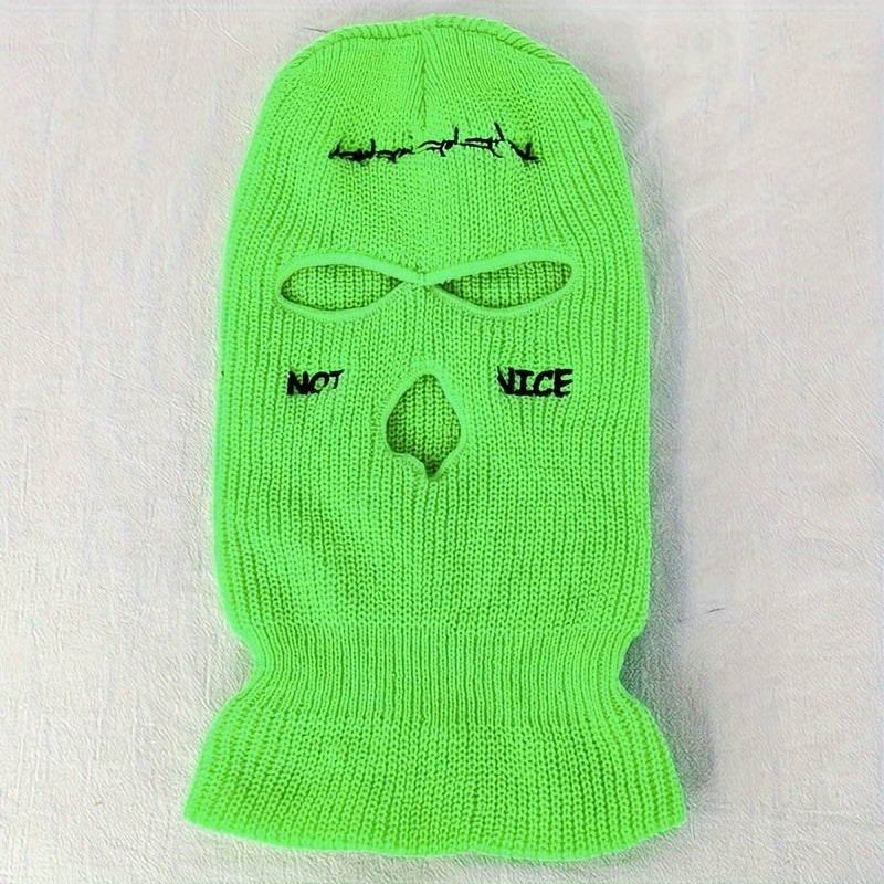 Knitted Balaclava Hat Full Face Cover Winter Outdoor Sports Mask