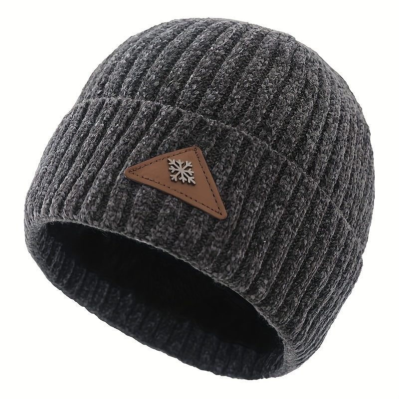 Winter Knitted Beanie Hat Ear Protection Warm Hat