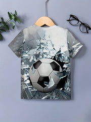 Boys' Summer Football Fun 3D T Shirt