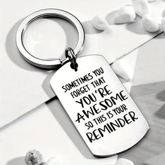 Stainless Steel Key Chain YOU'RE AWESOME Gift
